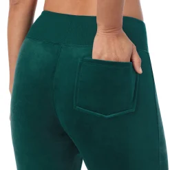 Stretch Velour Boot Cut Legging