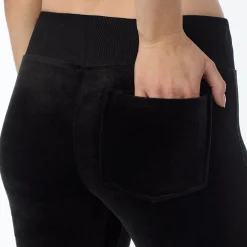 Stretch Velour Boot Cut Legging