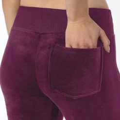 Stretch Velour Boot Cut Legging