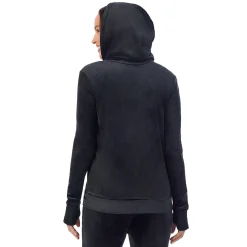 Stretch Velour Full Zip Hoodie