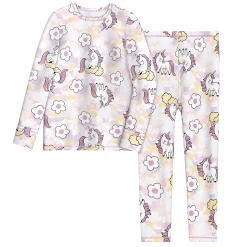 Toddler Girls Comfortech Stretch Poly 2 pc. Crew Set