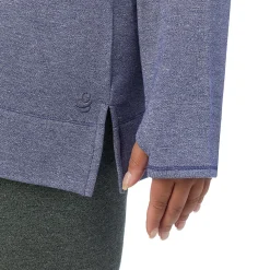 Ultra Cozy Long Sleeve Cowl Neck Tunic PLUS