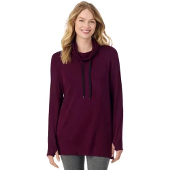 Ultra Cozy Long Sleeve Cowl Neck Tunic