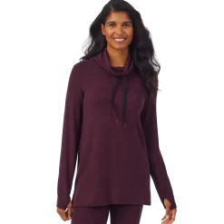 Ultra Cozy Long Sleeve Cowl Neck Tunic