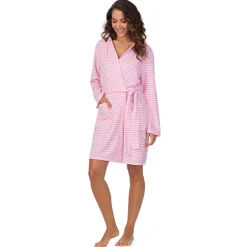 Vintage Terry Wrap Robe with Hood