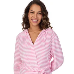 Vintage Terry Wrap Robe with Hood