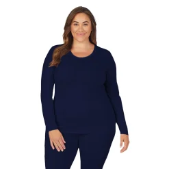 Womens Underscrub Crew Neck Top PLUS